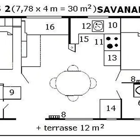 Mobile-home 30m² Avec Terrasse A - Api-1-52-172 Meyrueis